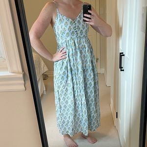 Sleep dress Cotton block print dress nightgown handmade in India, like anokhi